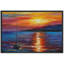 Océan côtier au coucher du soleil, impressions sur toile pour salon, chambre à coucher, décor M13-104074482-104074485