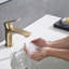 Robinet de lavabo à poignée simple-124898156