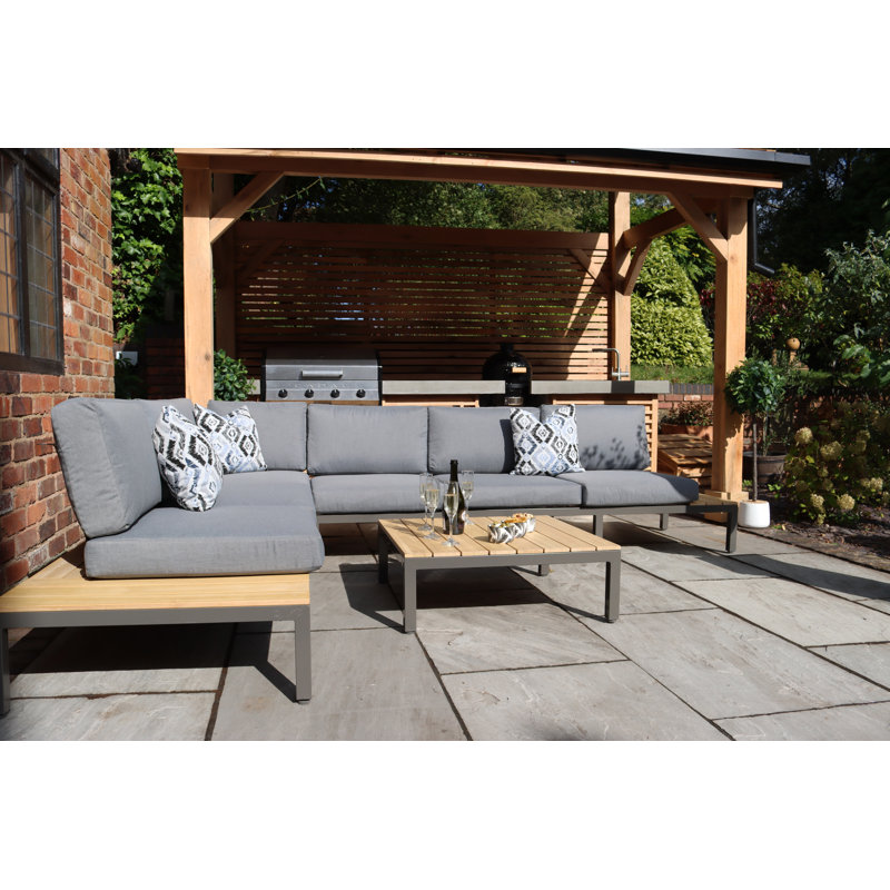 FSC1 ASPEN 6 Seat Modular Set 1 Coffee table, 2x End Pieces, 1x Corner Piece, 1x Middle Chairs
