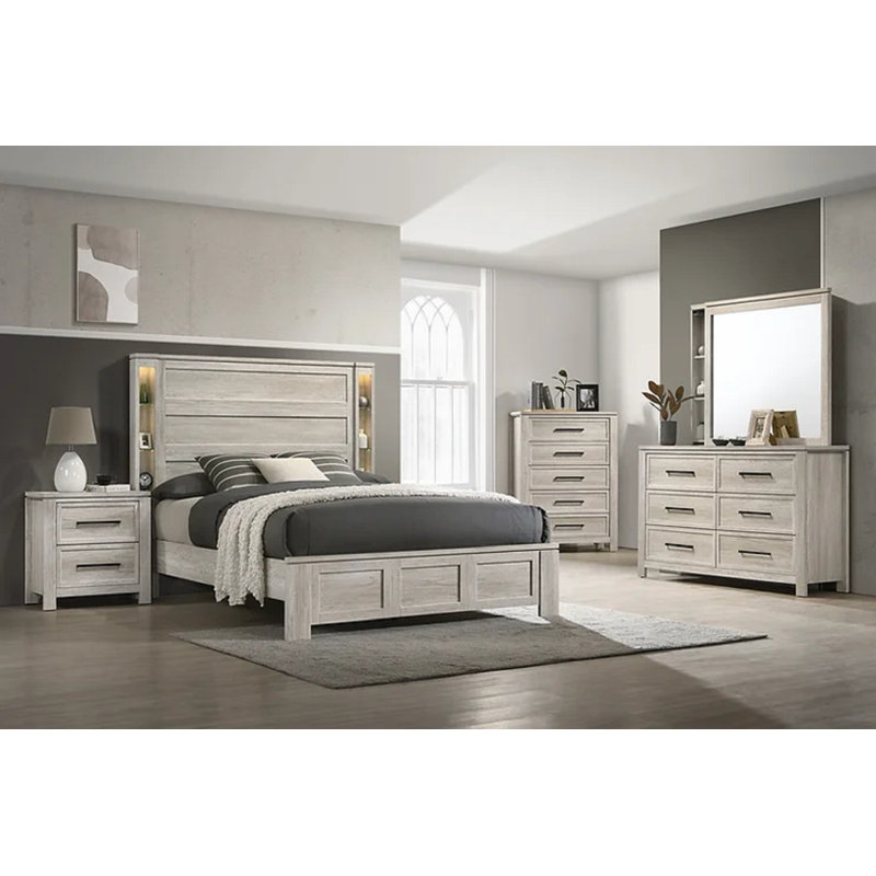 Ensemble de chambre configurable avec grand lit Katessa