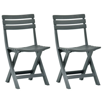Kat Plastic / Resin Patio Folding Chair Folding Chair Set