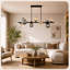 10-Light G9 Black Kitchen Island Pendant