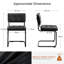 Aveon 49cm H Mid-Century Modern Tufted Faux Leather Side Dining Chair with Steel Frame(Set of 2)-412103022