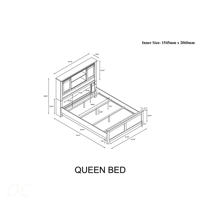Avery Beige Queen Bed