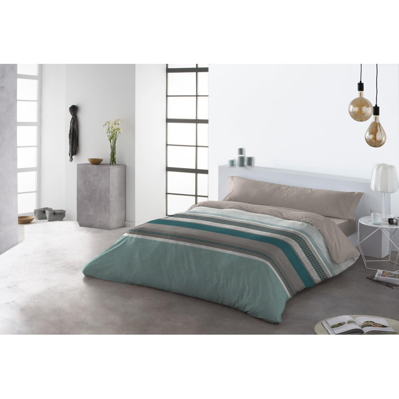 No Pattern Duvet Cover Set with Pillowcases, 155 x 200 cm + 2x 40 x 40 cm