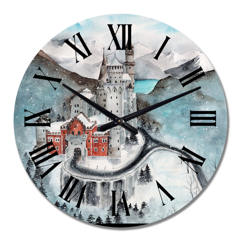 Horloge murale historique Mid-Century, Moyen