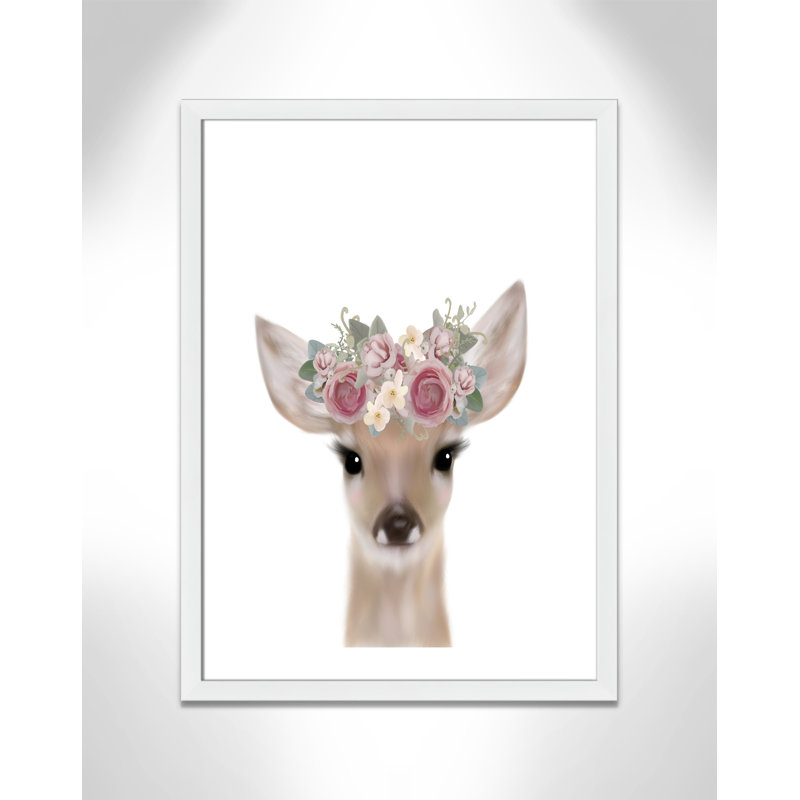 Décoration murale pour enfants, 34.5" H x 24.5" W x 0.63" D, Cadre blanc