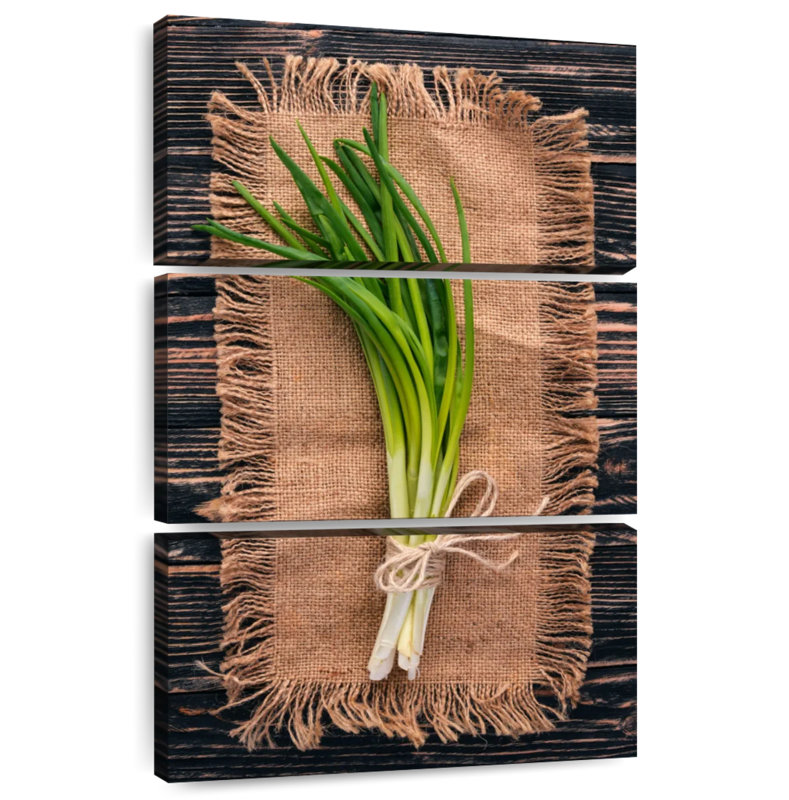 Harnek Bundled Scallions, 57" H x 36" W