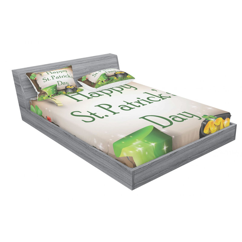 Microfiber Sheet Set, Queen Sheet Set with Fitted Sheet