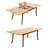 Loehr 10 - Person Teak Wood Patio Dining Set with Rectangular Table-1950233611-1950233621