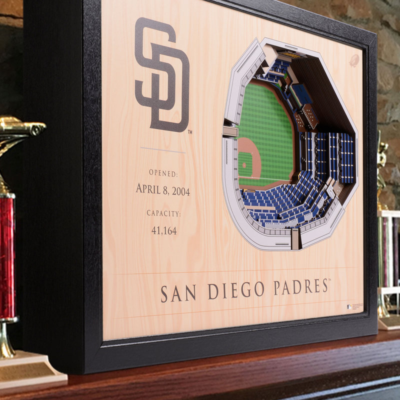 MLB 25-Layer StadiumViews 3D Wall Art, San Diego Padres