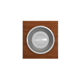 Wood Board With Large Round Stainless Steel Mixing Bowl And Colander F/1616, 1618, 1633 (Inner Ledge)