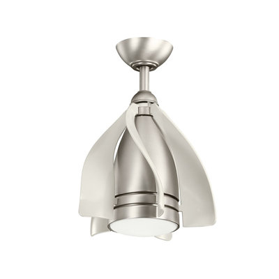 Rindel 15cm Ceiling Fan with LED Lights