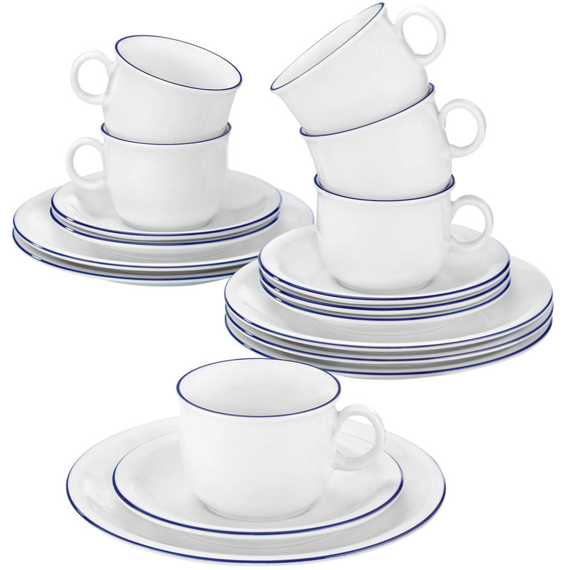 Bozanka Piece Porcelain Dinnerware Set - Service for 6