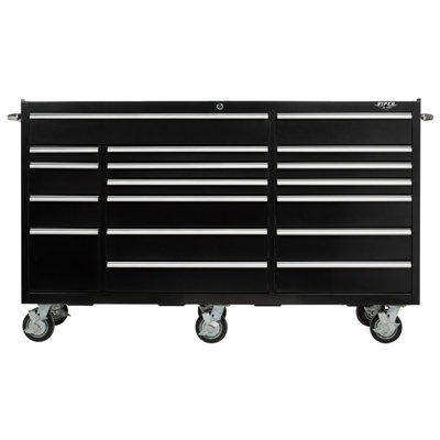 Pro Series 72" W 30" D 18-Drawer Rolling Tool Cabinet