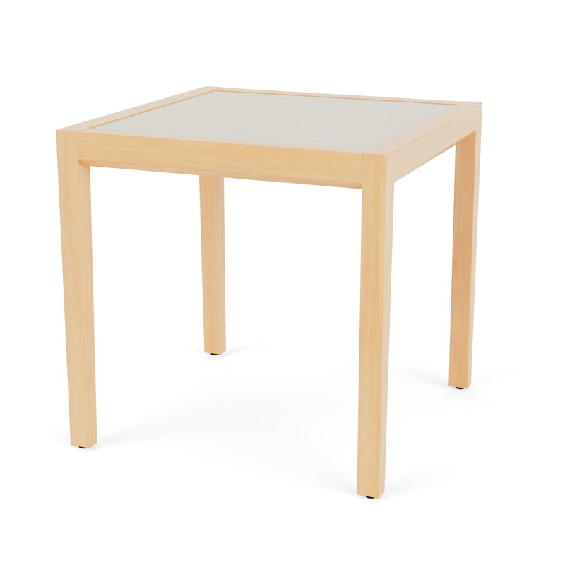Table de bout Brooklyn, White Twill, Naturel