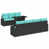 Coussin bleu / cadre noir est en rupture de stock