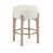 Cream Seat/ Natural Frame
