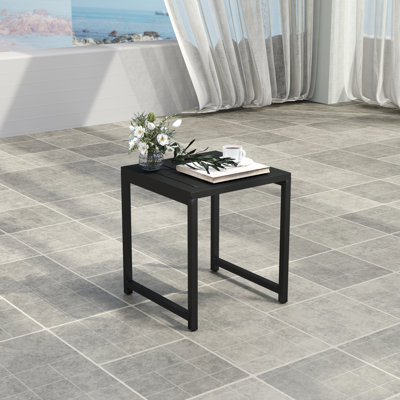 Square 18'' L X 18'' W Outdoor Side Table