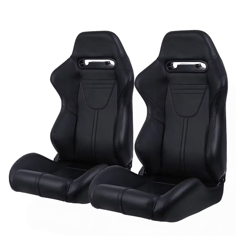 2 pièces Universal Racing Seats Stitch Leather
