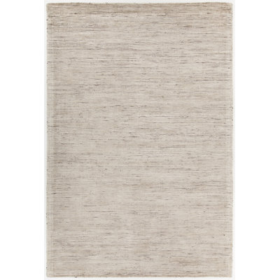Tapis zone beige fait main dhurrie Adilynn