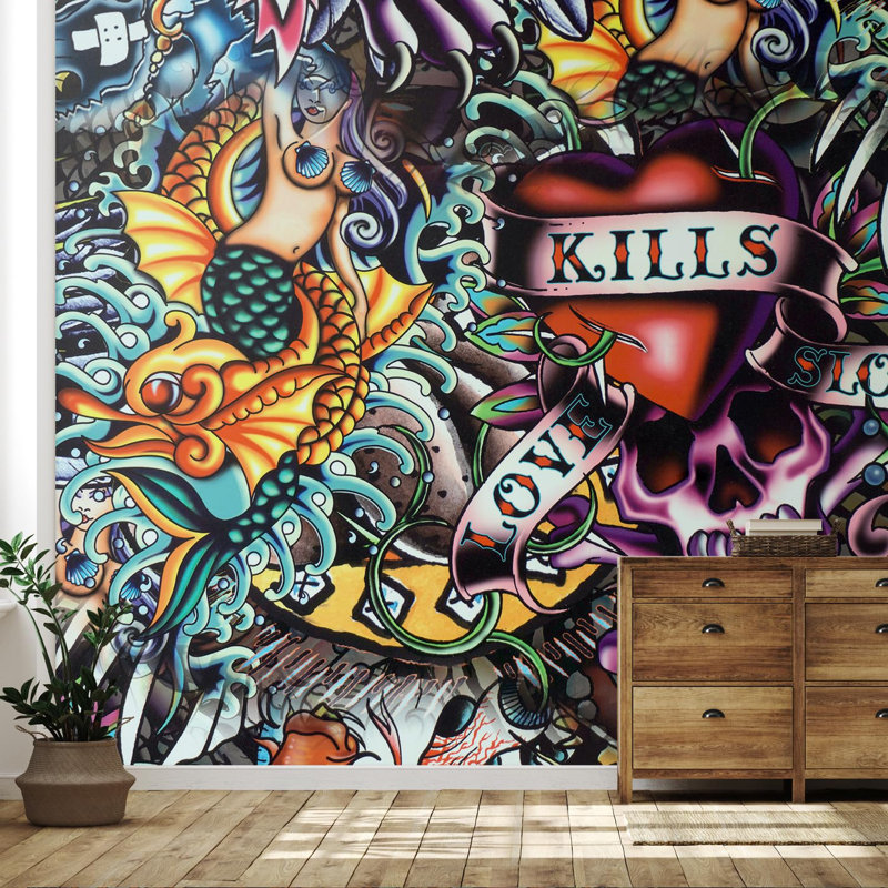 Murale, L 108 po x l 96 po