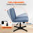 Taneha Wide Seat Armless Criss Cross Legged Office Desk Chair-106361503