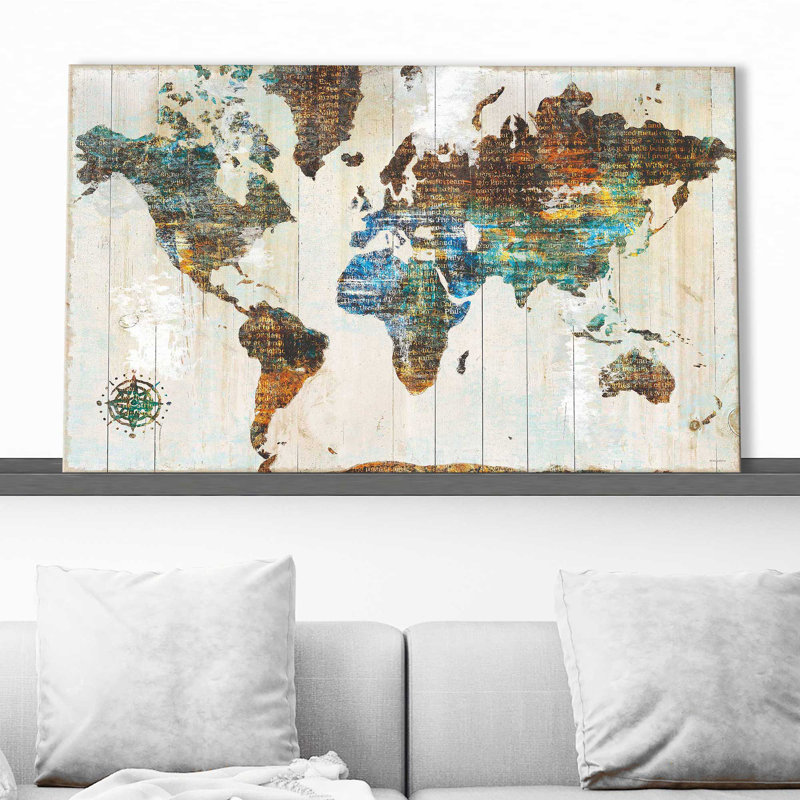 " World Of Wonders ", Wrapped Canvas, 36" H x 60" W x 1.5" D