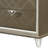 Dark Champagne Nightstand With Enhanced Visual Appeal Modern Framework Structure