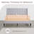 Modern Wingback Bed with Vertical Channel Tufting, Soft Corduroy Upholstery, Solid Wood Platform Frame-1693995877-1693995872