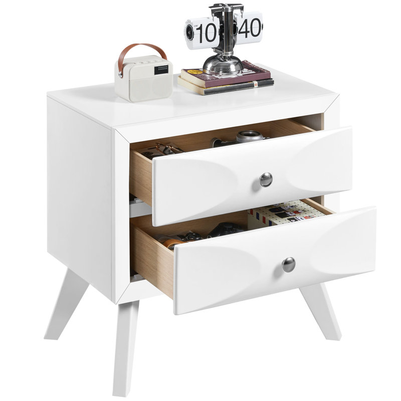 Table de chevet 2 tiroirs Klae, null