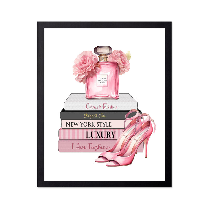 Parfum rose et talons, Unframed, Poster, 18"H x 24"W