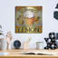 «Cupcake Sunny Lemon Chiffon» par Cathy Horvath-Buchanan, art mural en métal-835740644