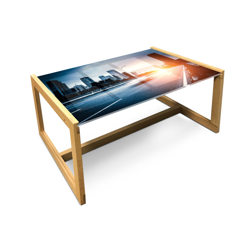 Jaiveon Sled Coffee Table, 90cm H x 62cm W x 40cm D