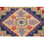 Tapis oriental en laine Kazak noué à la main 4 x 6