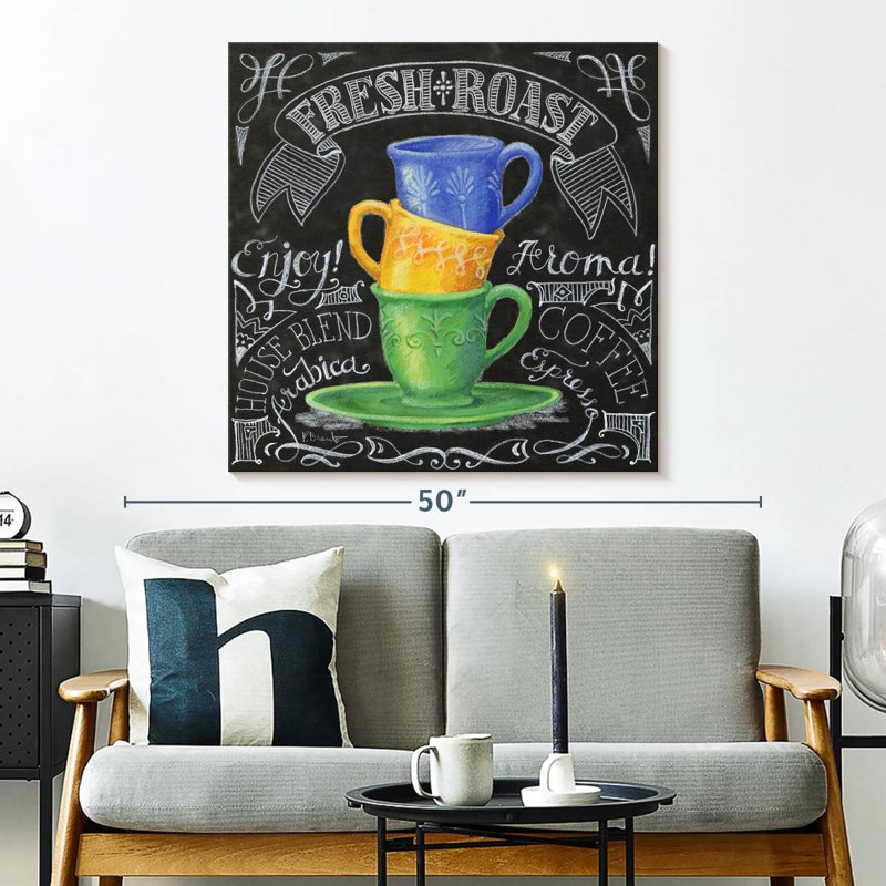Tableau noir Yarlin Coffee I, H 33 po x l 33 po