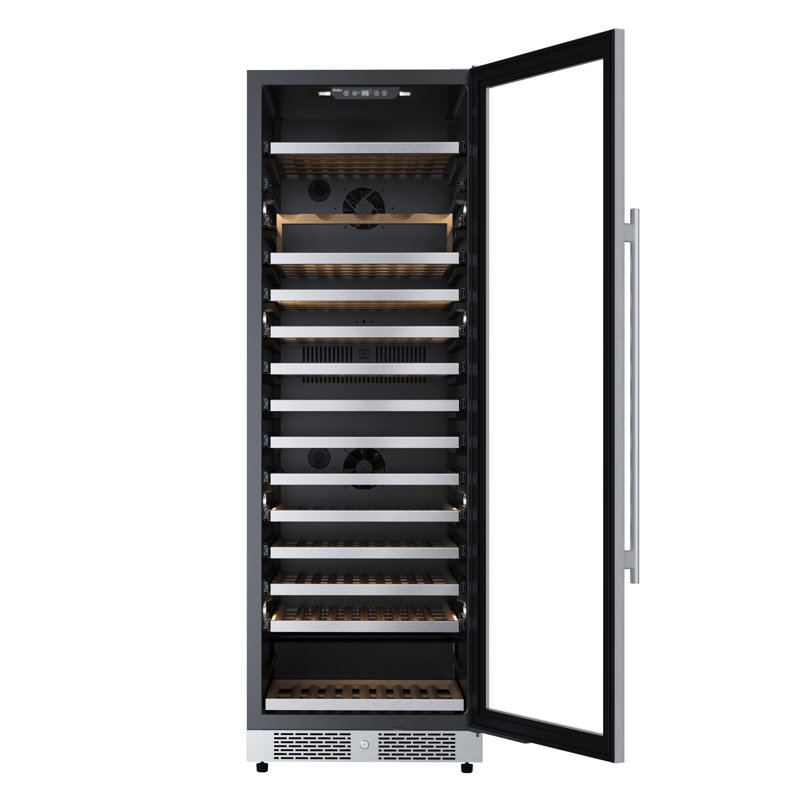 150 Bottle Single Zone Freestanding Wine Refrigerator, Left Handed