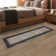 Non-Slip Bordered Area Rug For Living Room, Hallway Runner, Entryway Rug