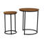 Sunset Outdoor Round Teak Side Table