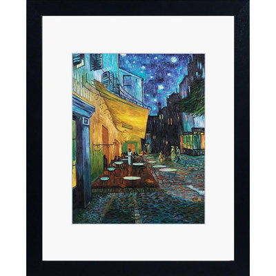 " Cafe Pavement 1888 " by Vincent Van Gogh Painting Print