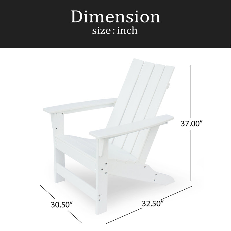Adirondack Chair, White