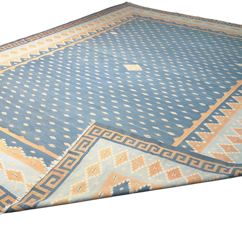 Dhurrie One-of-a-Kind Rectangle 10'3" X 13'3" Area Rug