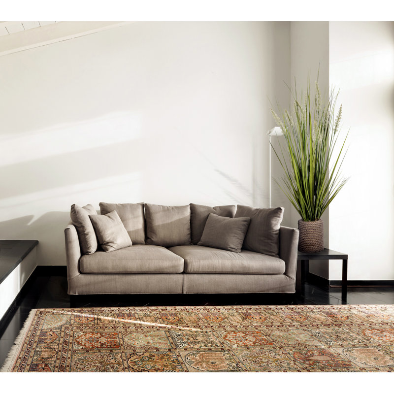 Herbe à oignon artificielle 40 "dans un vase décoratif, 2