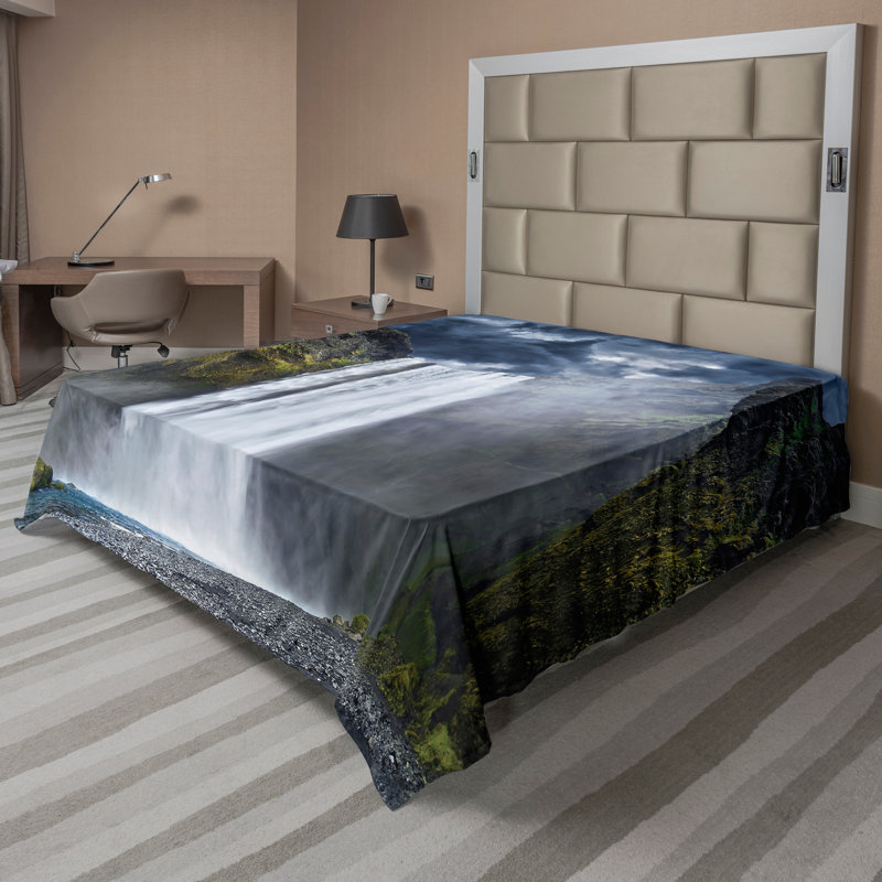 Drap-housse Ambesonne Landscape, Drap plat grand