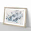 Grey Wolf in a Winter Forest - Picture Frame Painting Print-56736025-56736026