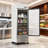 27" Commercial Display Refrigerator Swing Glass Door 23 Cu.Ft Stainless Steel Reach-In Merchandiser Refrigerators With LED Lighting