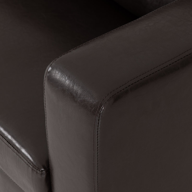 Layden 2 Seater Loveseat, Espresso Brown