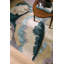 Calathea Hand Tufted Wool/Rayon/Viscose Abstract Area Rug in Shiitake/Wild Water-539643249