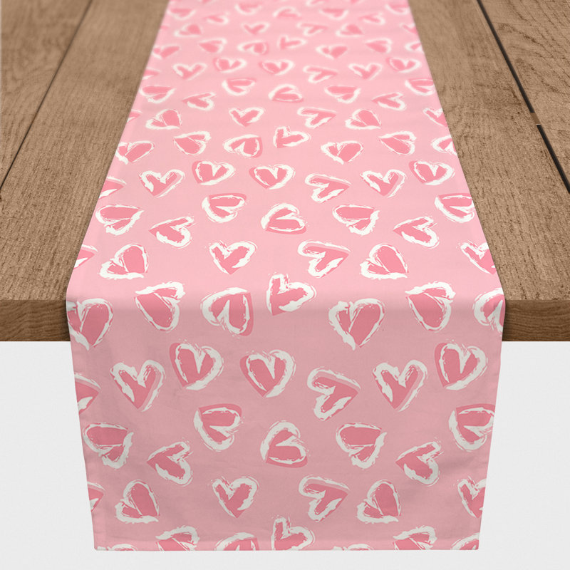 Chemin de table à pois, 72 po x 16 po