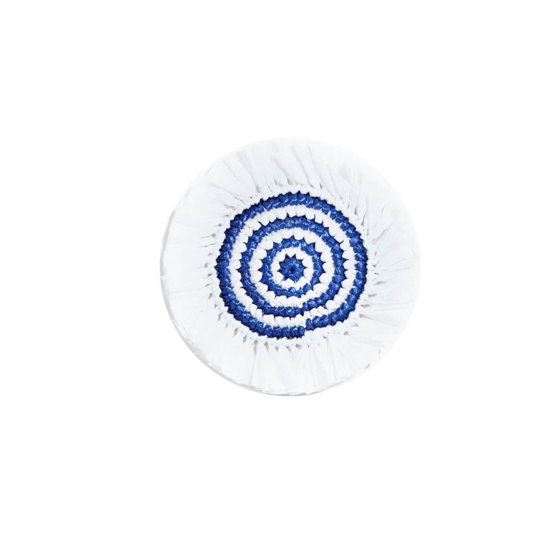 Sous-verres tissés à franges - blanc et bleu marine, Blanc / bleu marine